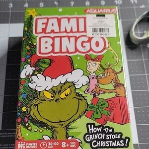 The Grinch Family Bingo GAME G6